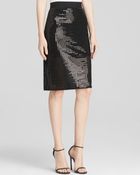 JOA Pencil Skirt - Sequin - Lyst