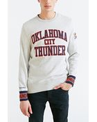 Mitchell & Ness Oklahoma City Thunder Team Sweatshirt - Lyst