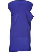 Maison Martin Margiela Draped Silk Dress - Lyst