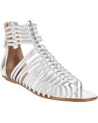 Aquazzura Venus Flat Gladiator Thong Sandal - Lyst