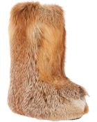 Liska Fox Fur Boot - Lyst