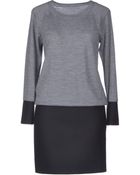 Jay Ahr Short Dress - Lyst