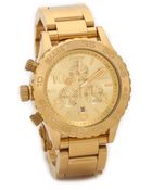 Nixon 42-20 Chrono Watch - Gold - Lyst