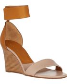 Chloé Gala Ankle-Strap Wedge Sandals - Lyst