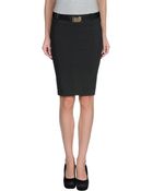 Elisabetta Franchi Knee Length Skirt - Lyst