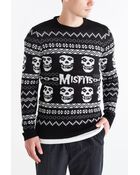 Urban Outfitters Merry Mistfits Crew Neck Sweater - Lyst