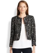 Alice + Olivia Kidman Boxy Cropped Jacket - Lyst