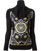 Versace Printed Sweater - Lyst