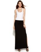 Michael Kors Michael Petite Sideslit Maxi Skirt - Lyst