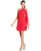 JS Boutique One-Shoulder Jeweled Dress - Lyst