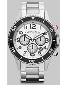Marc By Marc Jacobs Stainless Steel Chronograph Watch - Lyst