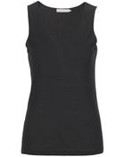 Stefanel Silk Jersey Tank Top - Lyst