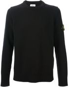 Stone Island Crew Neck Sweater - Lyst