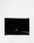 Asos Plastic Clutch Bag - Lyst