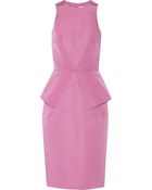 Cushnie Et Ochs Silk-Faille Dress - Lyst