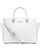 Michael Kors Michael Selma Large East West Satchel - Lyst