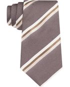 John Varvatos Silk Stripe Tie - Lyst