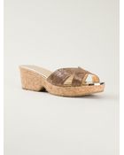 Jimmy Choo Glazed Strap Sandals - Lyst