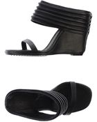 Rick Owens Sandals - Lyst