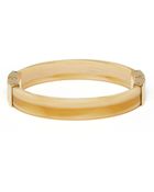 Michael Kors Horn Tone Hinge Bangle - Lyst