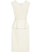 Giambattista Valli Cotton Blend and Lace Dress - Lyst