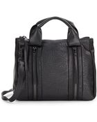 Saks Fifth Avenue Bushwick Zipper Faux-Leather Satchel - Lyst