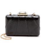 Kotur Espey Snakeskin Minaudiere - Black - Lyst