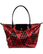 Longchamp Le Pliage Losange Borsa Rossa - Lyst