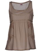 Scee By Twin-set Top - Lyst