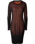 McQ by Alexander McQueen Intarsia Knit Dress - Lyst