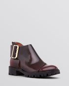 Jeffrey Campbell Lug Sole Ankle Booties - Flamel - Lyst