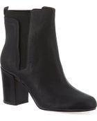 Nine West Saga Leather Ankle Boots - Lyst