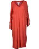 Class Roberto Cavalli Knee-Length Dress - Lyst