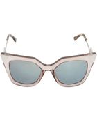 Fendi Geometrical Cat-Eye Acetate Sunglasses - Lyst