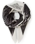 Lala Berlin Patterned Scarf - Lyst