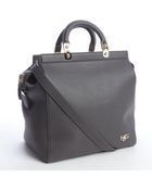 Givenchy Grey Eather 'Hdg' Convertible Tote Bag - Lyst