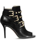 Michael Kors Michael Bryn Opentoe Bootie - Lyst