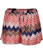 Missoni Mare Zigzag Knit Shorts - Lyst