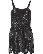 Anna Sui Sequin-Embellished Tulle Dress - Lyst