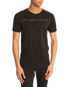 Marc By Marc Jacobs Basic Tee Black T-Shirt - Lyst