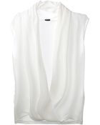 Joseph Draped Top - Lyst