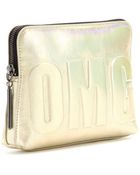 3.1 Phillip Lim Metallic Leather Clutch - Lyst