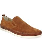 Kenneth Cole Reaction Hot Coil Slipon Suede Sneakers - Lyst