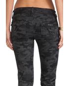 Hudson Collin Camo Skinny in Vintage Grey - Lyst