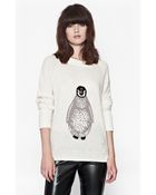 French Connection Penguin Wool Jumper - Lyst