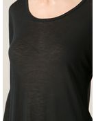 BLK DNM Flared Long Sleeve Top - Lyst