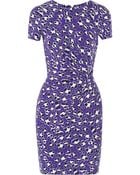 Diane von Furstenberg Zoe Wrap-Effect Stretch-Jersey Dress - Lyst
