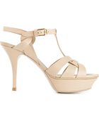 Saint Laurent 'Tribute' Sandals - Lyst