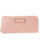 Marc By Marc Jacobs New Q Slim Zip Around Wallet - Lyst