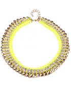 Second Female Mae Yellow Necklace - Lyst
